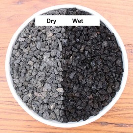 Boniosz 2.5lb Black Horticultural Lava Rock Soil Additive for Cacti, Vase Fillers, Succulents and Terrarium Plants - No Dyes or Chemicals - 100% Pure Volcanic Rock
