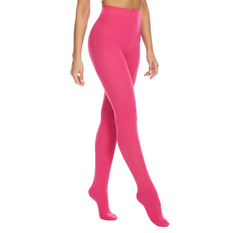 CozyWow Women's Tights, Elasticated, Semi-Opaque Tights in 25 Colours, 80