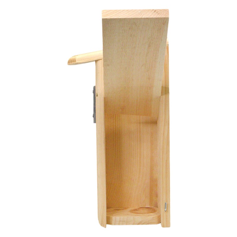 Mounted Downy Woodpecker Bird Nest House – Handcrafted in USA