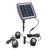 Outdoor Solar Lawn Lights Waterproof 2200mAh Battery Warm White Light