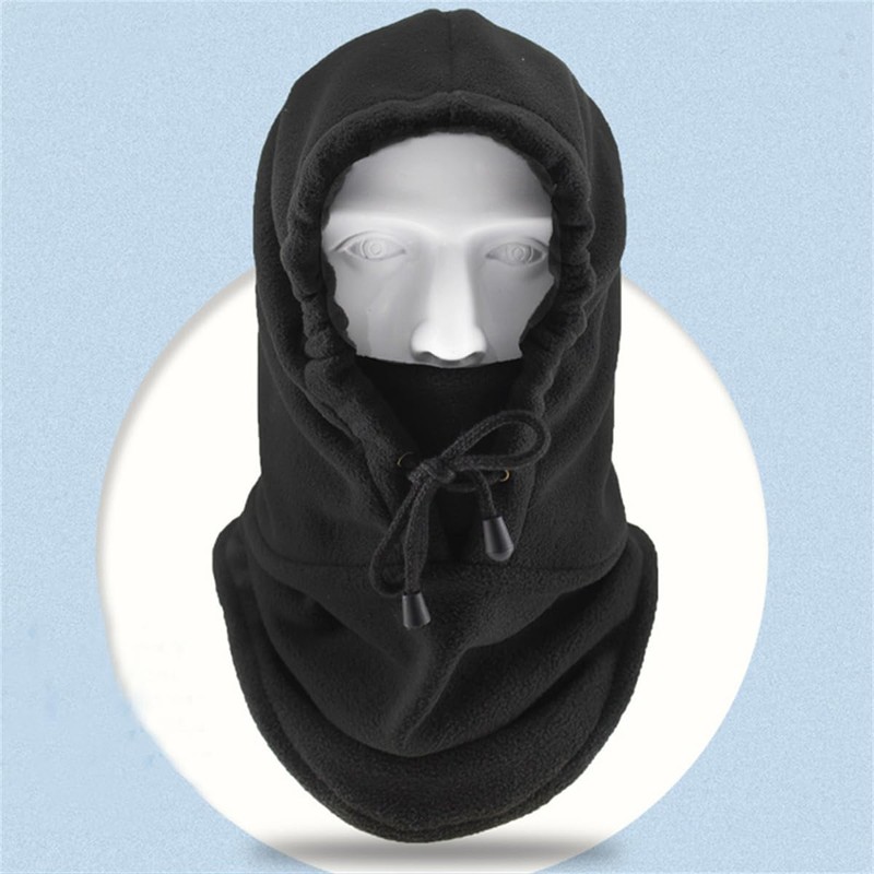 Fleece Balaclava Cycling Skullies Cap with Neck Gaiter Winter Warm