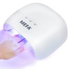MEFA U V Nail Lamp with 3 Timers & 21