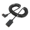 1.8m Coiled Cable Micro HD Multimedia Interface to Female HD
