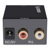 STEREN Digital Optical Coax to Analog RCA Audio Converter Adapter