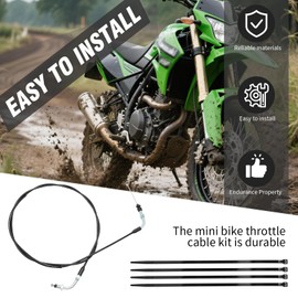 JUUDDENPARTS 78 Inch Throttle Cable, Replacement for GY6 50cc 80cc 125cc 150cc QMB139 157QMJ, Replacement for Jonway, Replacement for Chinese Moped Scooter