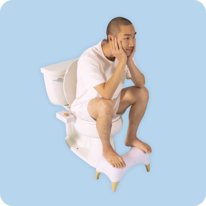 TUSHY Ottoman - Color: White, Size: Original