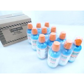 TheraBreath 12 Bottles Fresh Breath Mouthwash Alcohol Free Oral Rinse16 Fl Oz ICY MINT 08/25