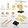 2 Pcs Brass Self Piercing Saddle Valve Copper Self Tapping