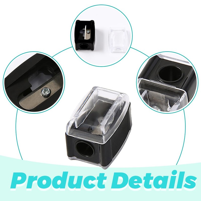 SGERUFZ 2 x Universal Makeup Sharpener Sharpener, Handy for On
