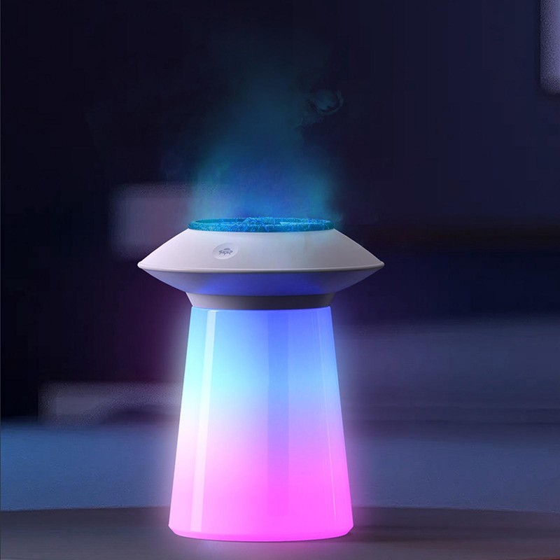 Humidifier Aroma Diffuser Mushroom Shape 760ml Capacity Rechargeable Home Decoration