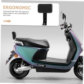 Anneome Bicycle Backrest Seats Practical Backrest Creative Back Cushion Safety Rear Rest Cushion for Cycling Electric Tricycle Replacement Bike Rear Rest Asiento Bikes Wrist Back Pad Steel