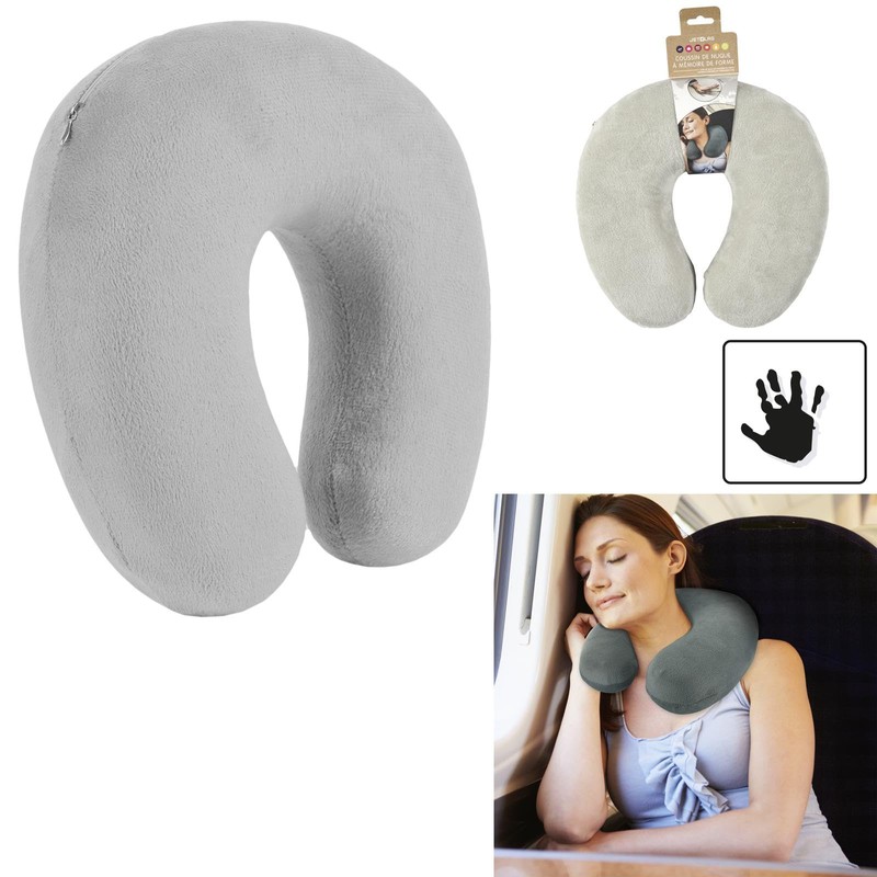 JET LAG Travel Pillow, gray (grey) - VO1172