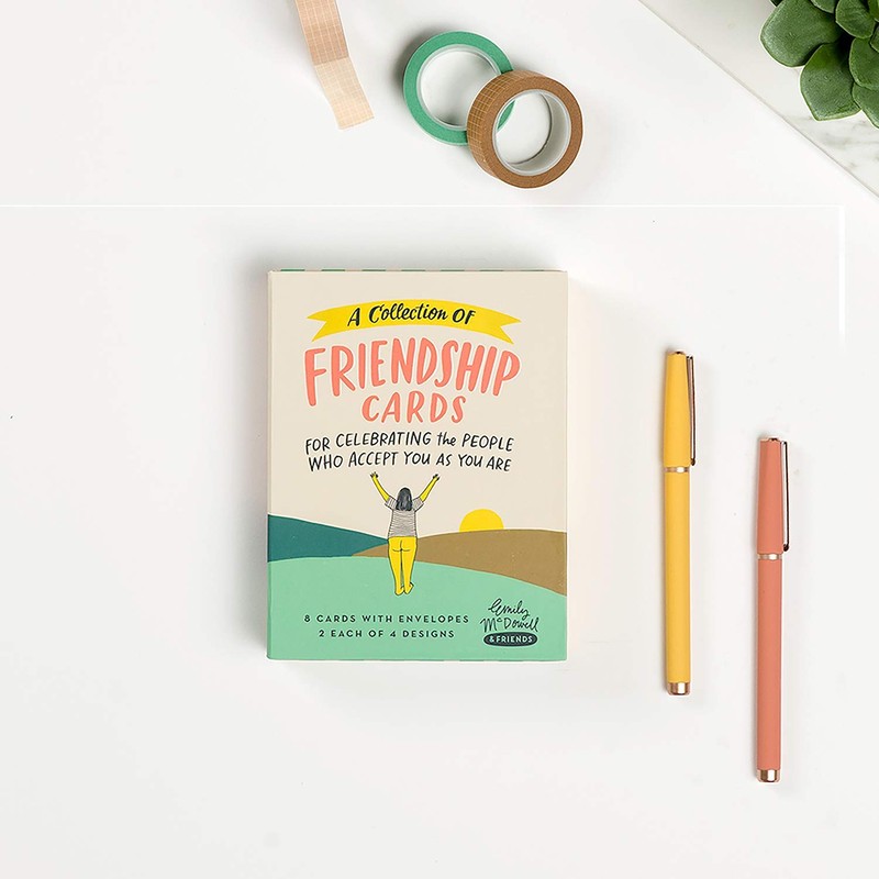 Em & Friends Friendship and Encouragement Cards, Illustrated Friendship Quotes