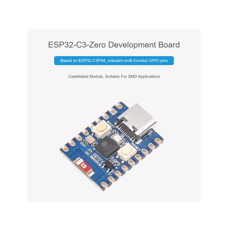 ESP32-C3 Mini Development Board with Pre-soldered Header Based On ESP32-C3FN4