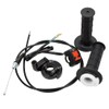 HIAORS 7/8" 22mm Twist Throttle Cable Handle Kit for Predator