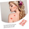 Healvian 12pcs Lip Temporary Body Stickers for Face and Skin