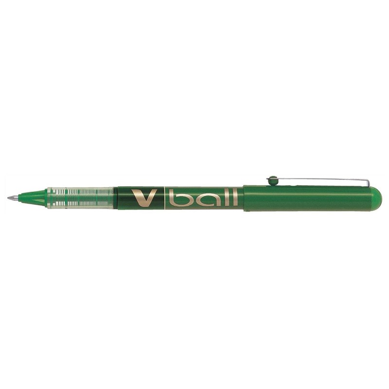 Pilot V Ball VB7 Liquid Ink Rollerball Pen Metal Tip