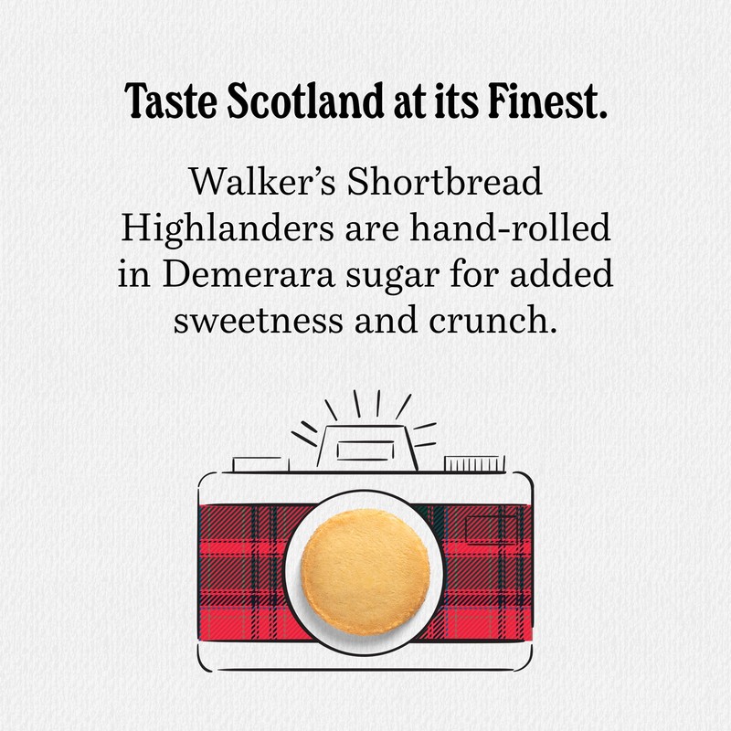 Walkers - Pure Butter Shortbread Highlanders - 200g