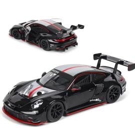 HTLNUZD 1/24 911 GT3 R Alloy Diecast Car, Adult Collectible Model Vehicle with Base, Finished Simulation Gift Car