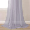 DONREN Lilac Semi Sheer Luxury Scarf for Window - add