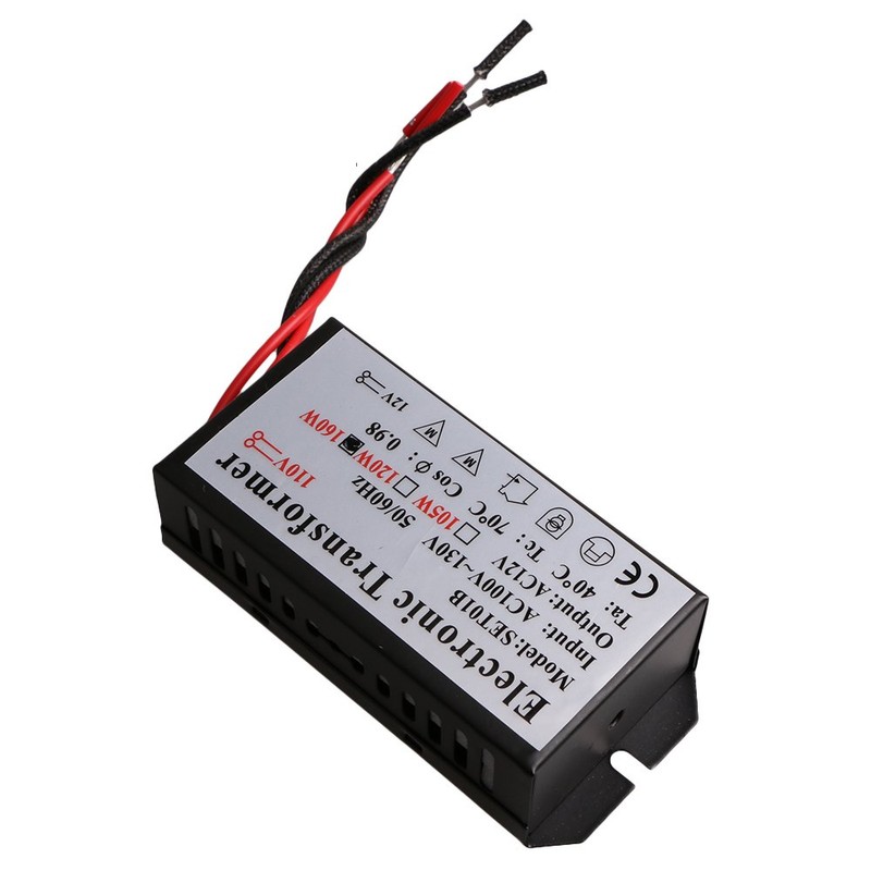 LED Halogen Light Power Supply Converter Electronic Transformer Adapter 110V