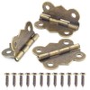 BokWin 40PCS Antique Brass Butterfly Hinge 1 inch Hinges Antique