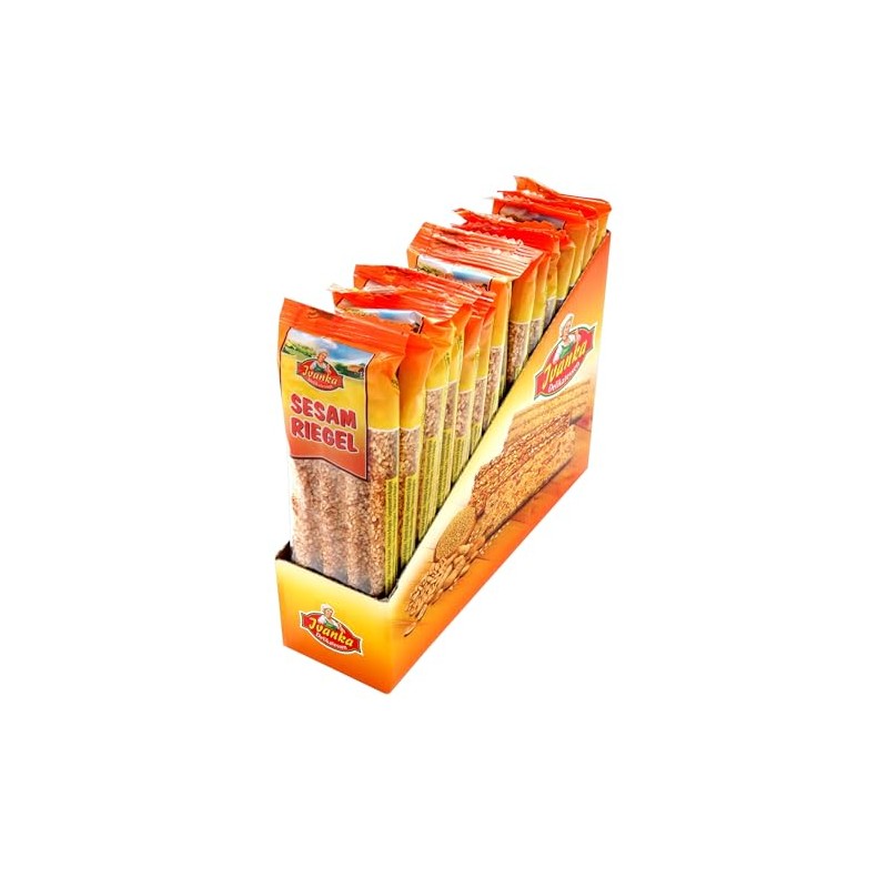 Ivanka's Caramel sesame bar 60g -15 Pack/Box