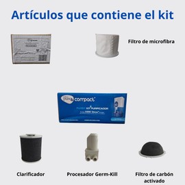 Pureit Kit de Repuesto Purificador Modelo Compact 5lt