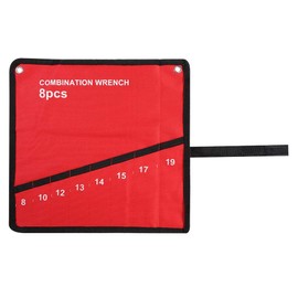 Nikou Roll Up Tool Bags, Wrench Roll Multi-Pocket Travel Pouch Roll Up Tools Storage Bag Spanner Plier Wrench Holder Canvas Organizer for Woodworker Craftsmen (8 Pockets)