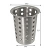 tonchean Commercial Utensil Holder for Kitchen Counter, Silverware Organizer 8