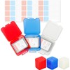 Kiorafoto 24PCS Estuche De Plástico Transparente Multicolor para Tarjetas SD