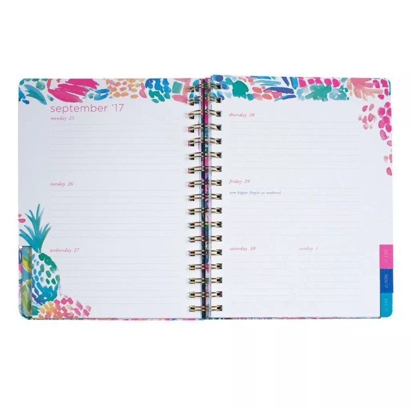 Gallery Leather LILLY PULITZER Agenda Planner Password Keeper Diary LARGE