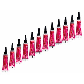 Golecha Henna de uñas Golecha de larga duración sin productos químicos nocivos - rosa - 12 piezas