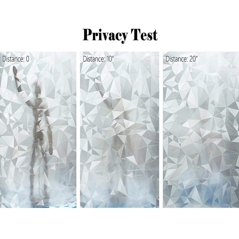 NIVIY 3D No Glue Static Cling Window Films Privacy Cut