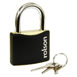 Rolson 66409 60 mm Black Iron Padlock