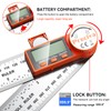 Preciva Digital Angle Protractor with Locking Function, Measuring Range: 000.0°