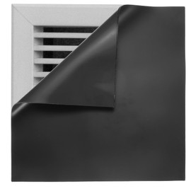 PATIKIL Square Magnetic Vent Covers 14x14 Inch, Floor Air Vent Blocker Covers Register Sound Proof Cover for Home Floor Wall Ceiling, Black