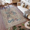 Gertmenian Printed Indoor Boho Area Rug - Non Slip, Ultra