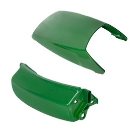 HECASA New Tractor Front Bumper & Upper Hood Kit Compatible with John Deere LT133 LT155 LT166 LT150 LT160 LT170 LT180 LT190 - Replacement for AM132530 AM128998