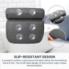 LuxStep Bath Pillow Bathtub Pillow with 6 Non-Slip Suction Cups,14.6x12.6