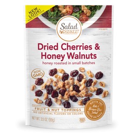 Salad Pizazz ! | Salad Topping | OZ - 12 3.5OZ (3.5 ) Resealable Bags Dried Cherries & Honey Toasted Walnuts ,42 Ounce