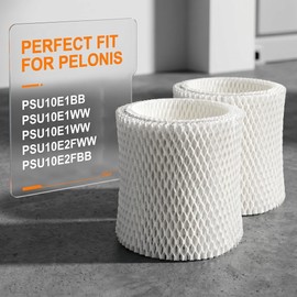 Strivy 3 Pack Humidifier Filter Replacement for Pelonis Humidifier PSU10E1BB, PSU10E1WW, PSU10E2FWW, PSU10E2FBB Humidifiers Wick Filters