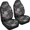 Bulopur Floral Dragonfly Car Seat Cover for Women Soft Breathable