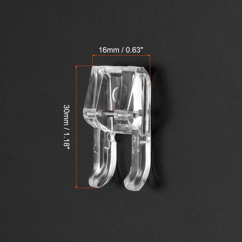sourcing map Open Foot Sewing Machine Presser Foot PP Plastic