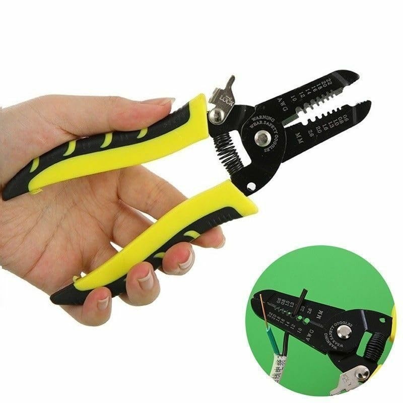 Automatic Cable Wire Stripper Crimper Crimping Tool Adjustable Plier Cutter