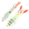 Fishing UV Squid Soft Lure Luminous Octopus Wobbler Bait Squid