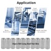 Hilitand 10 Pcs Long Rod Nut Hex Coupling Nuts Hexagonal
