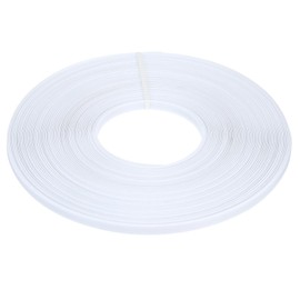 PATIKIL 45 Yards 10mm Polyester Boning for Sewing, Sew-Through Low-Density Boning for Wedding Dress, Hat, Corsets, Handbags, DIY Crafts, White