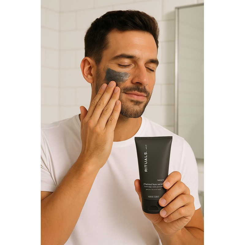 RITUALS Homme Charcoal Face Scrub, 125 ml