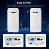 KuWFi Point to Point Gigabit Wireless Bridge 5.8G 900Mbps 1Gbs